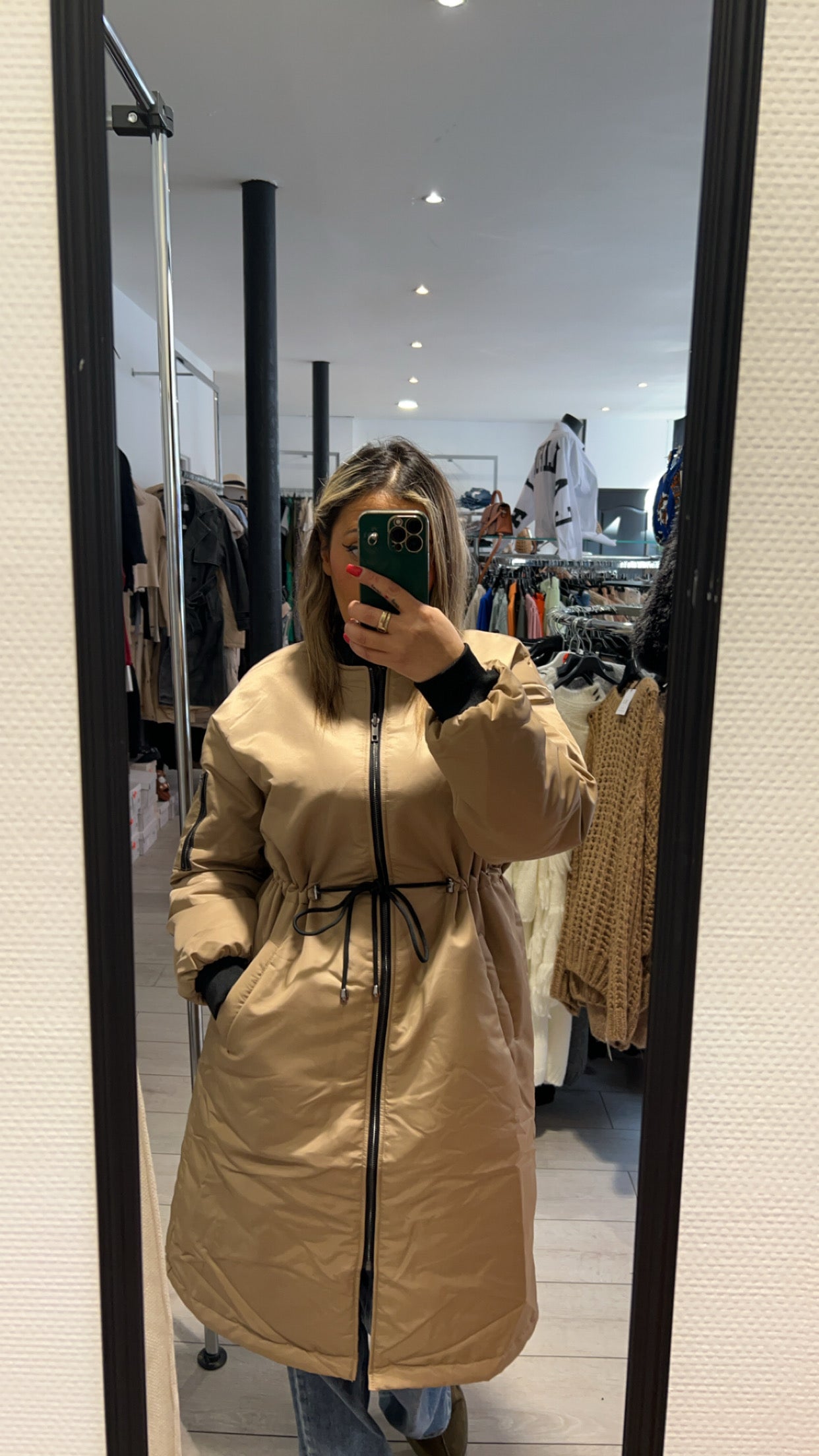 Manteau réversible