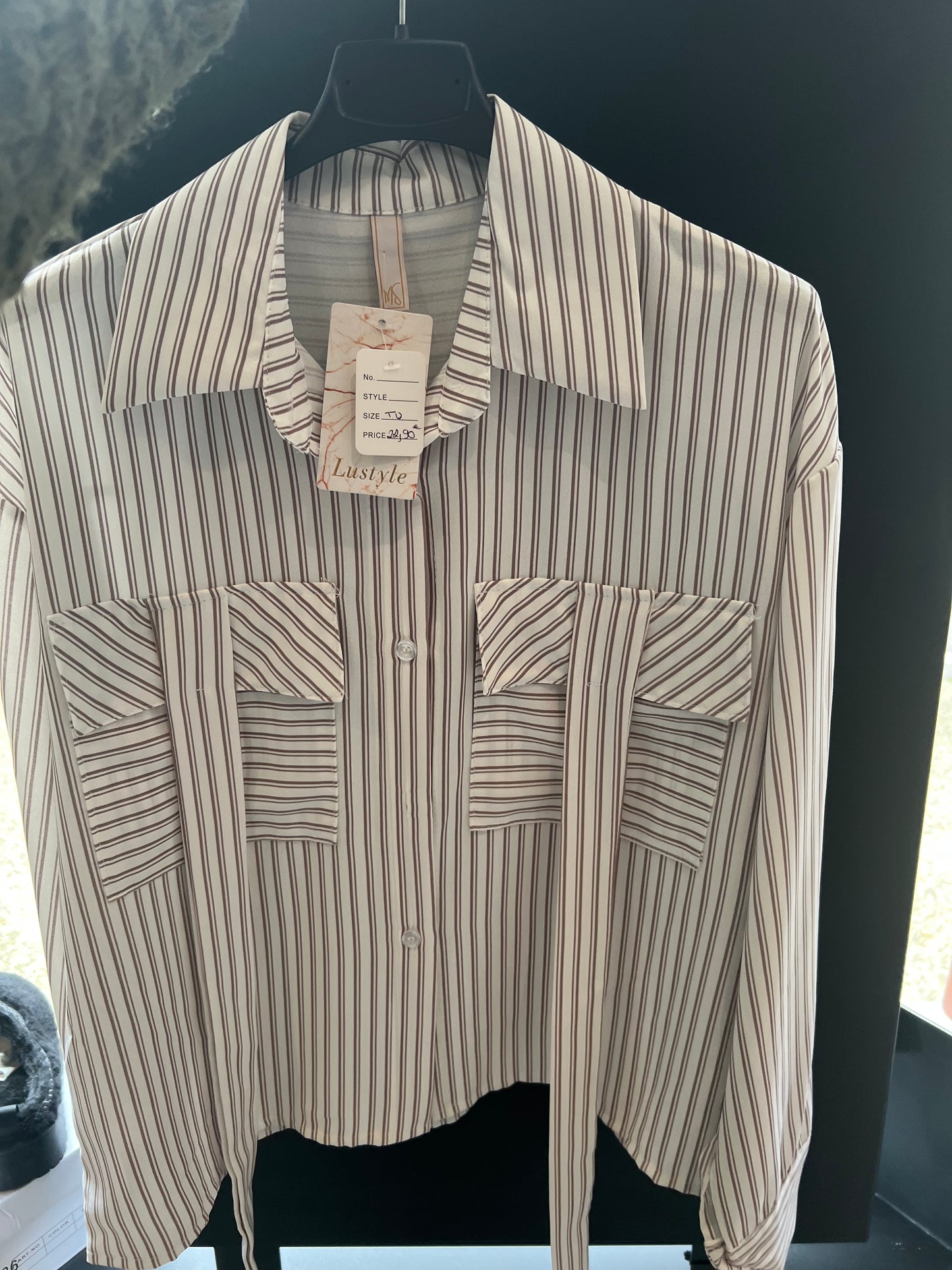 Chemise à rayure lina