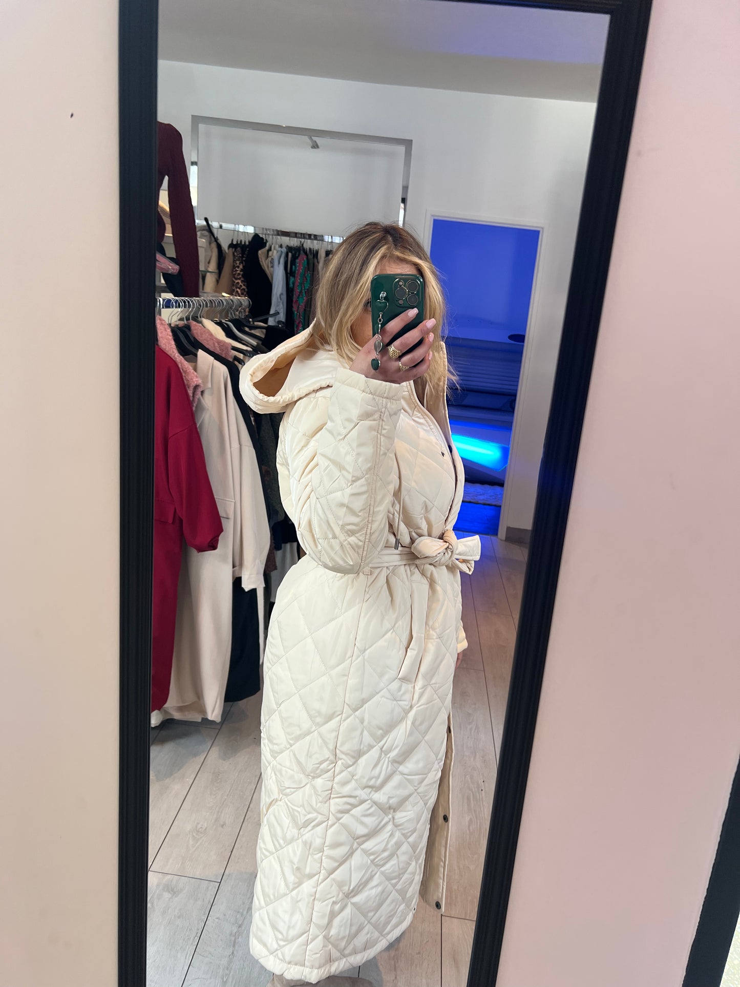 long manteau beige