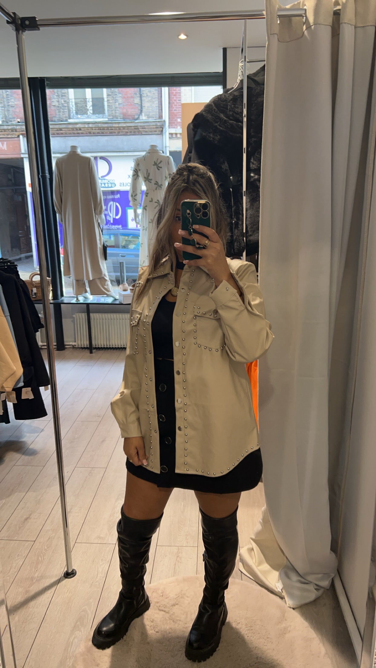 Chemise en simili