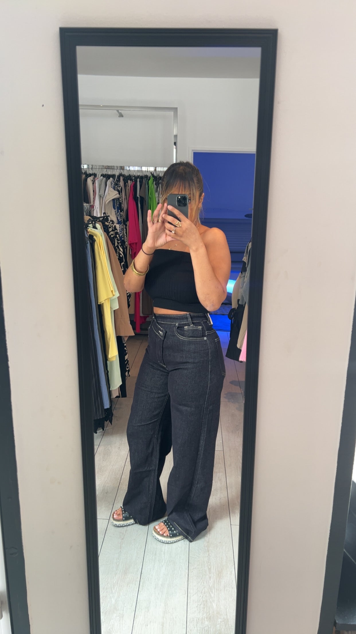 Jean wide cut cross