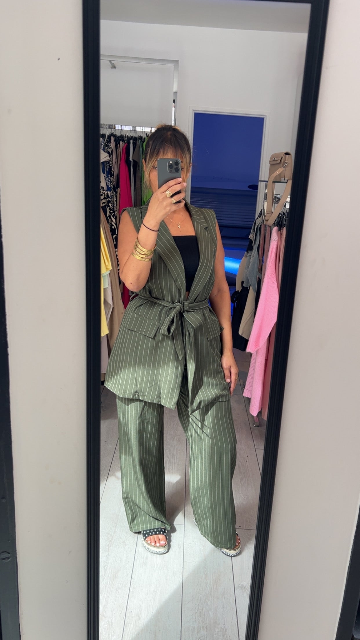 Ensemble tailleur manches courte