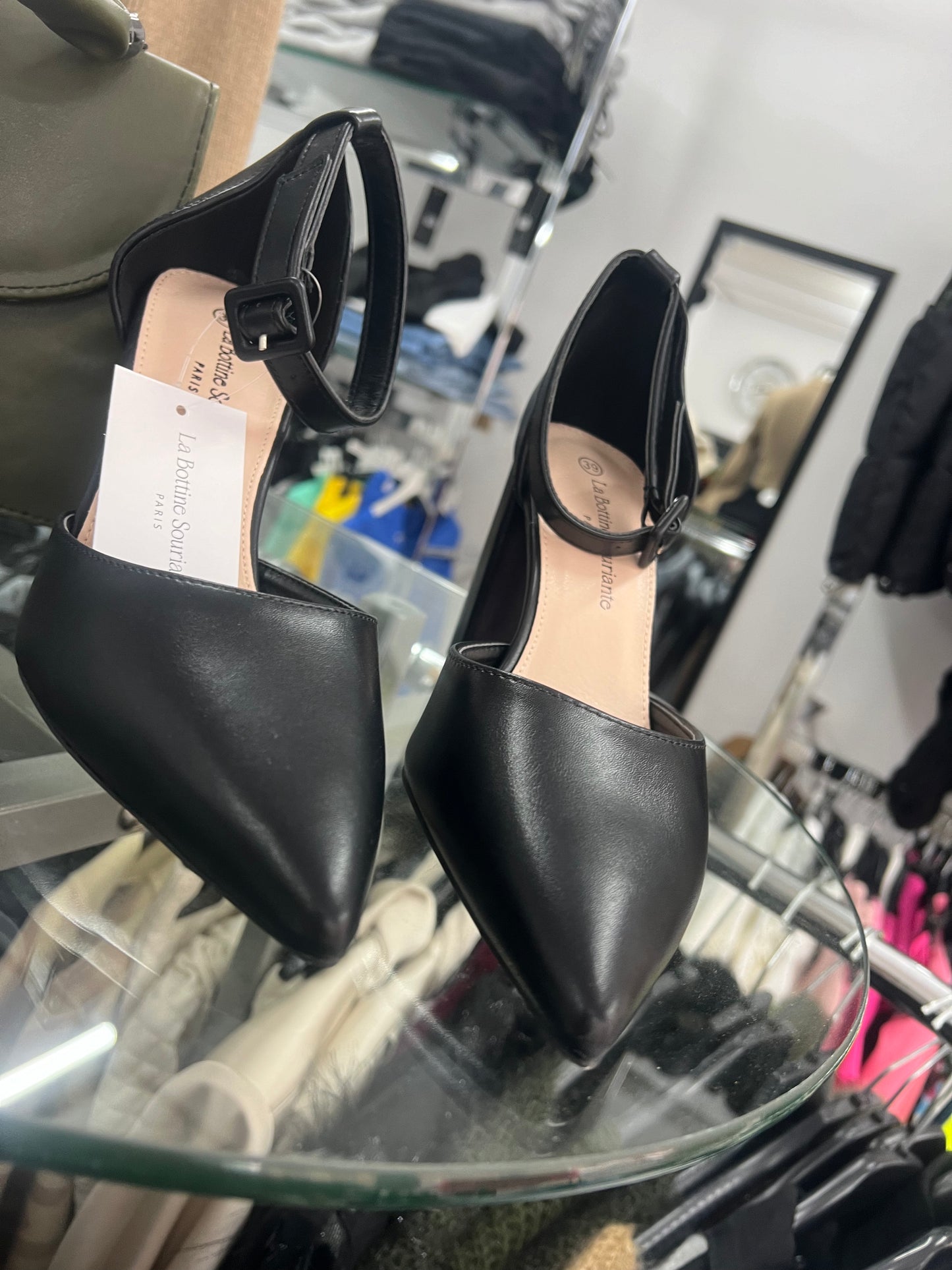 Escarpin à talon carré