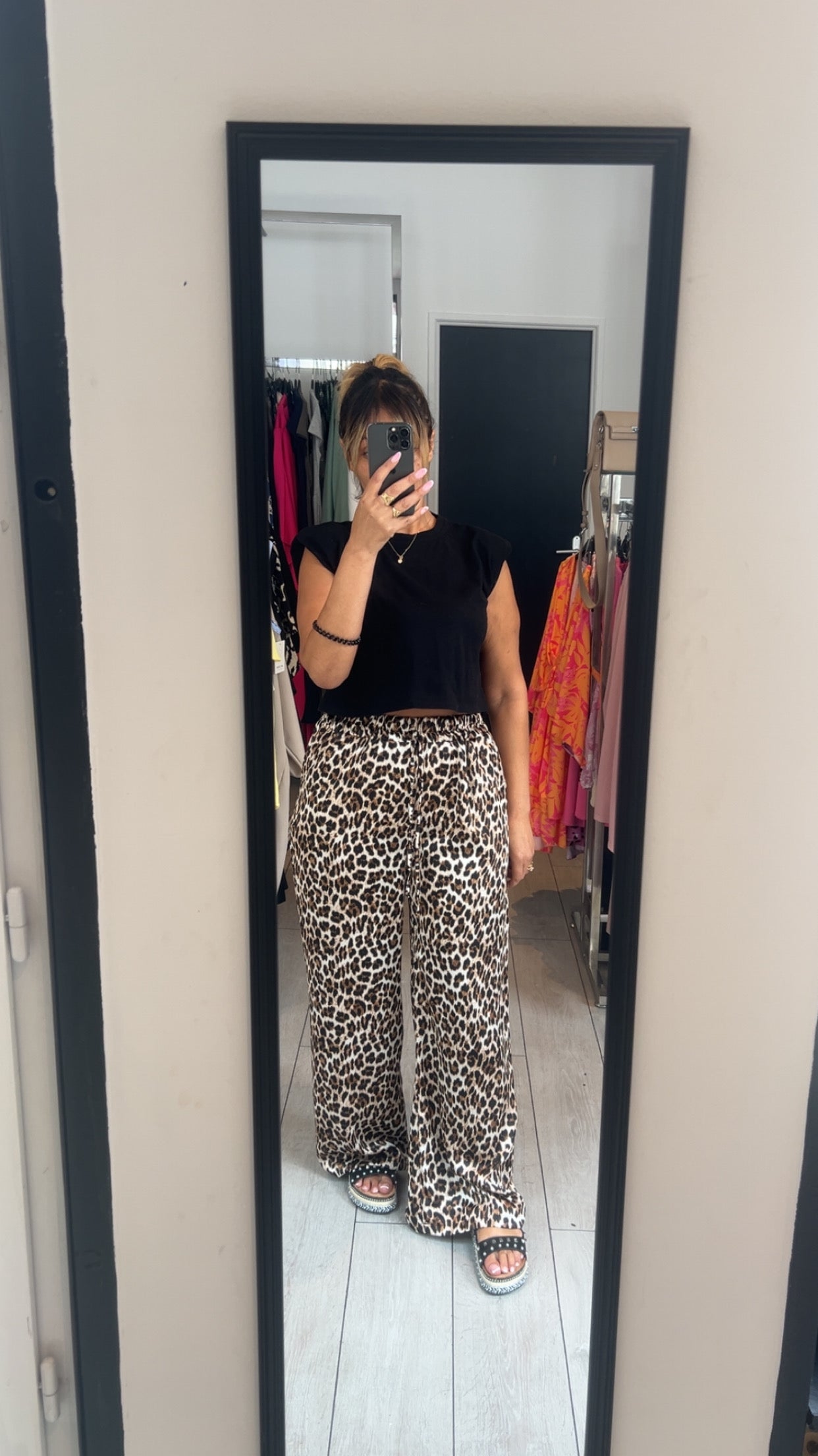 Pantalon leopard