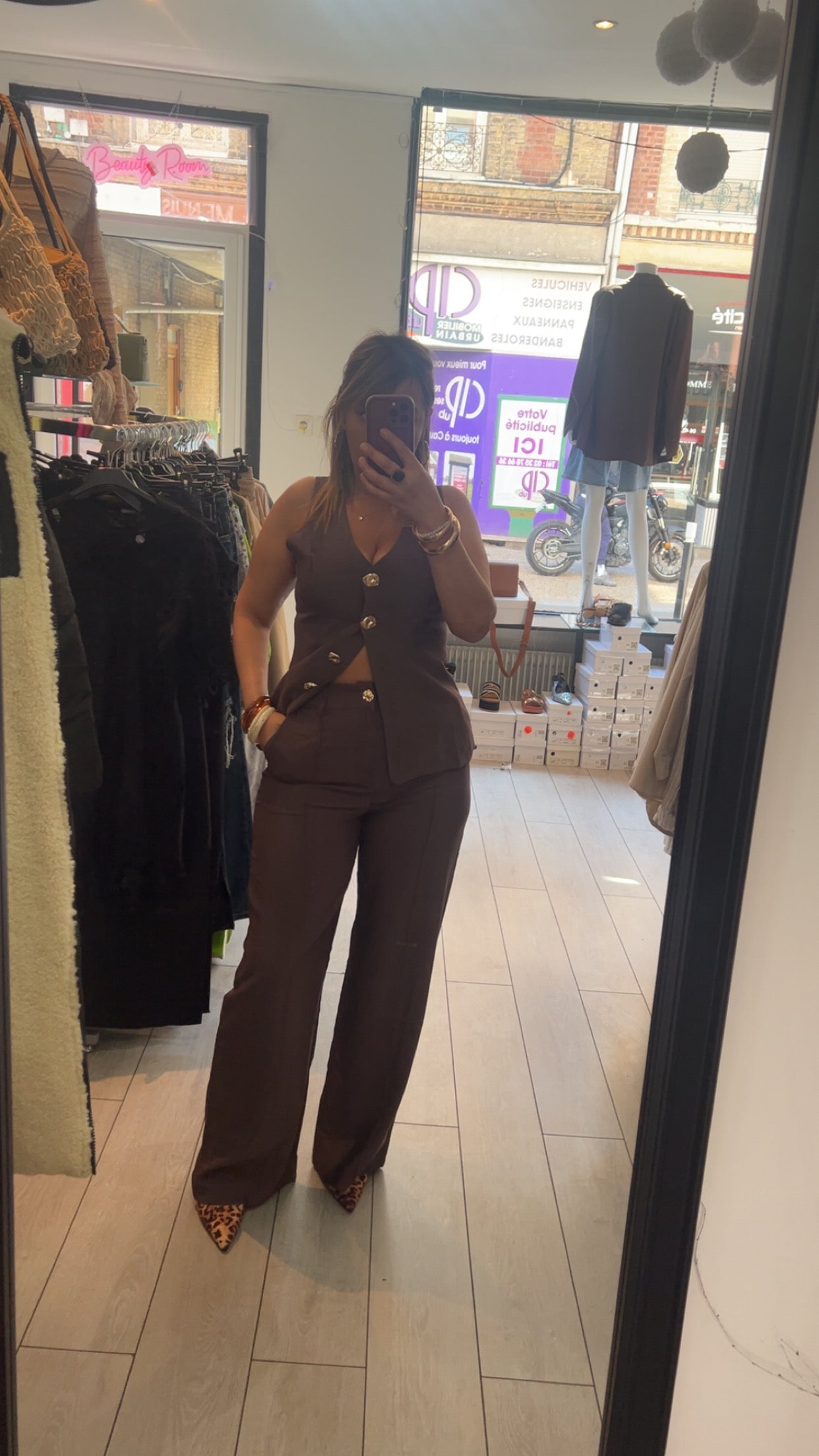 Ensemble chocolat Lina