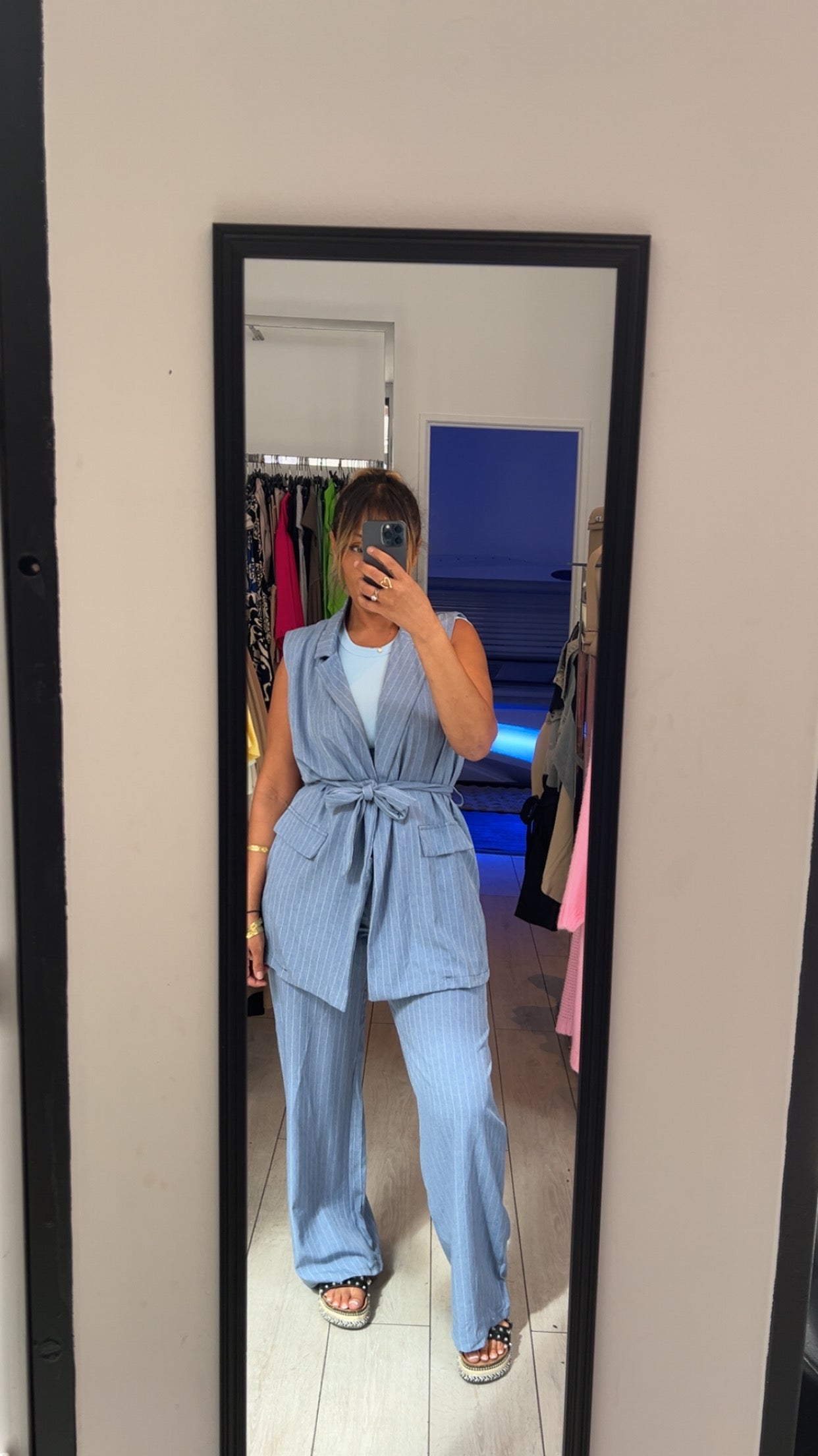 Ensemble tailleur manches courte