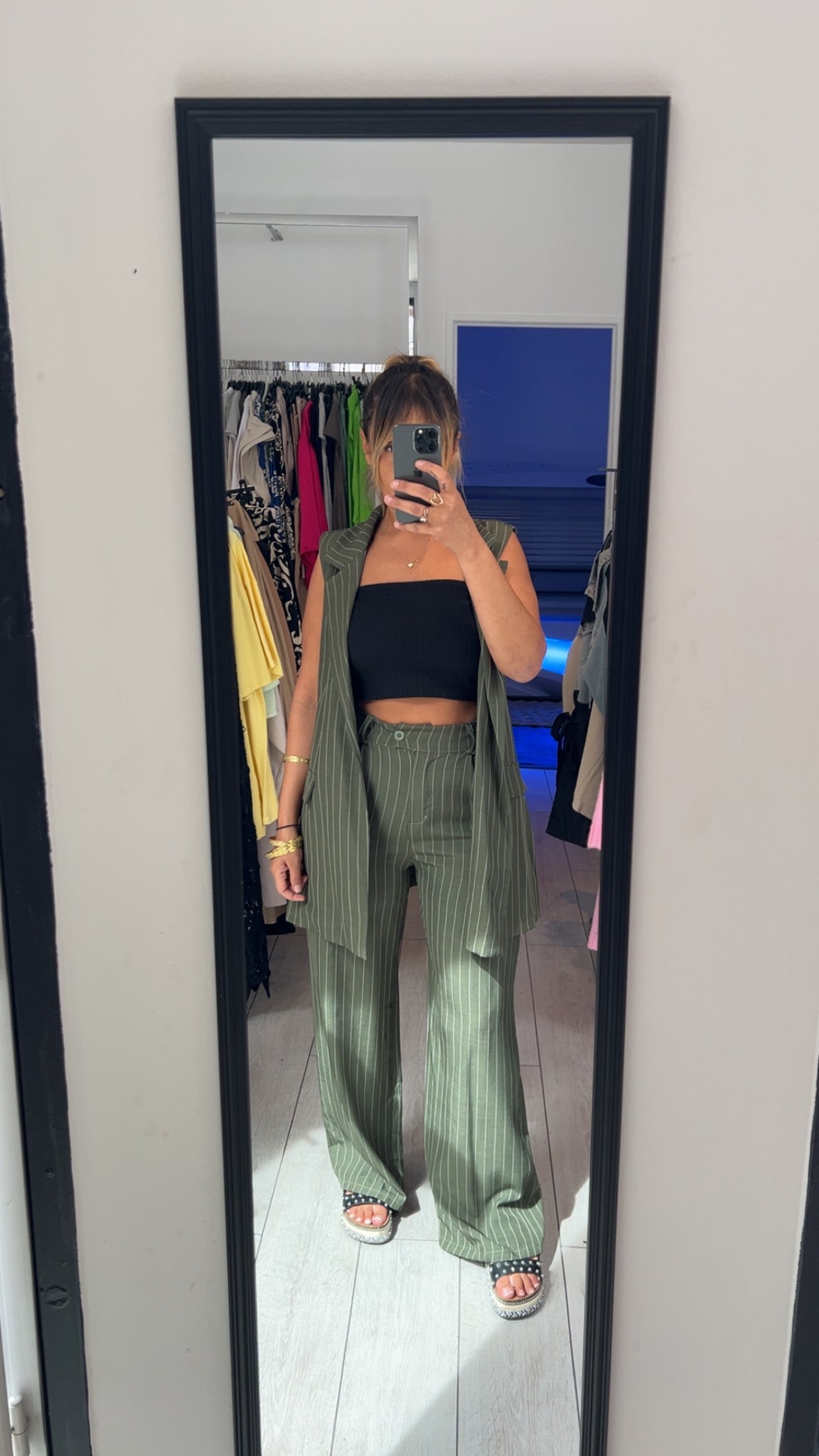 Ensemble tailleur manches courte