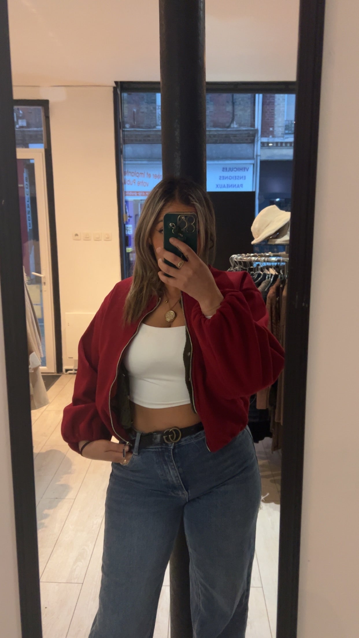 Veste islem bordeaux