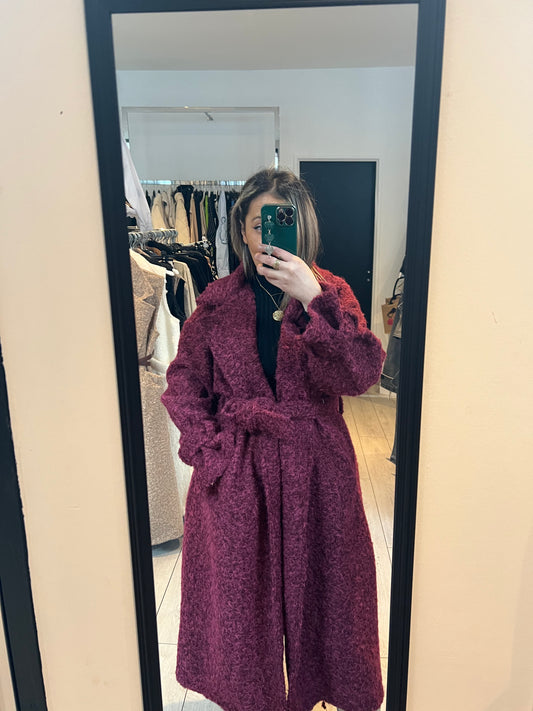 Manteau bordeaux