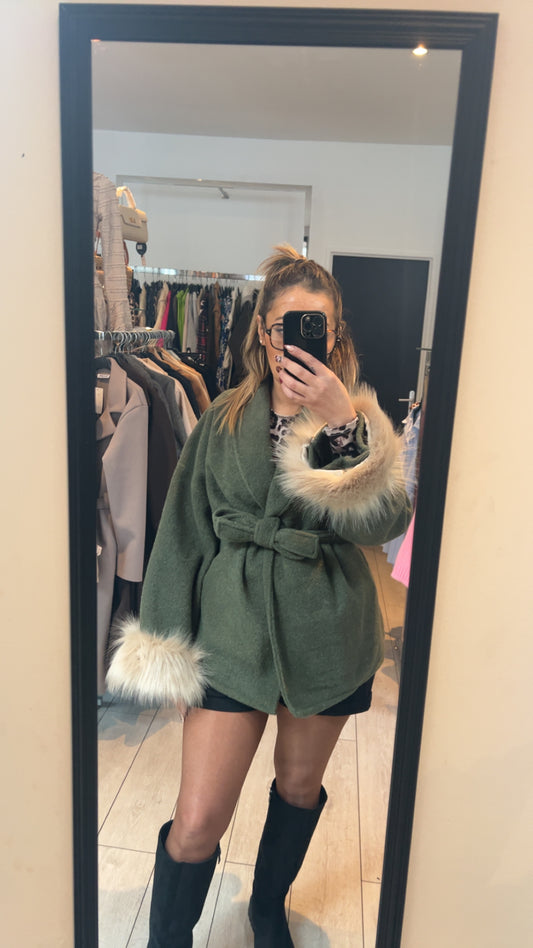 Manteau Femme Élégant Marron - Coupe Moderne Intemporelle