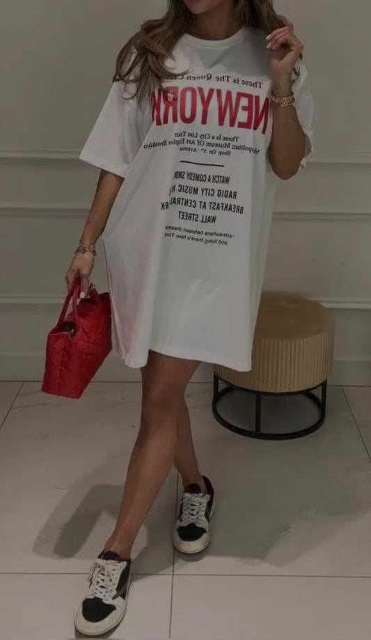 T-shirt blanc New York