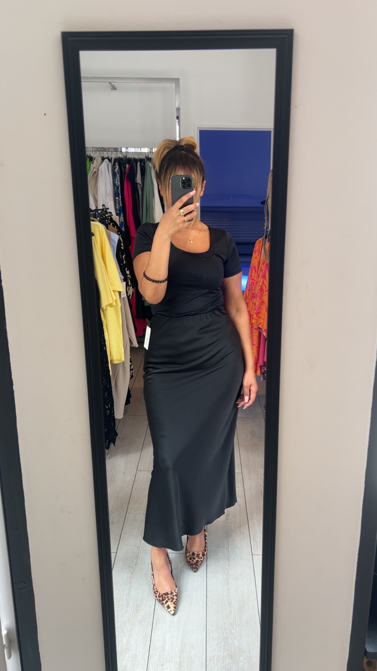Jupe satin