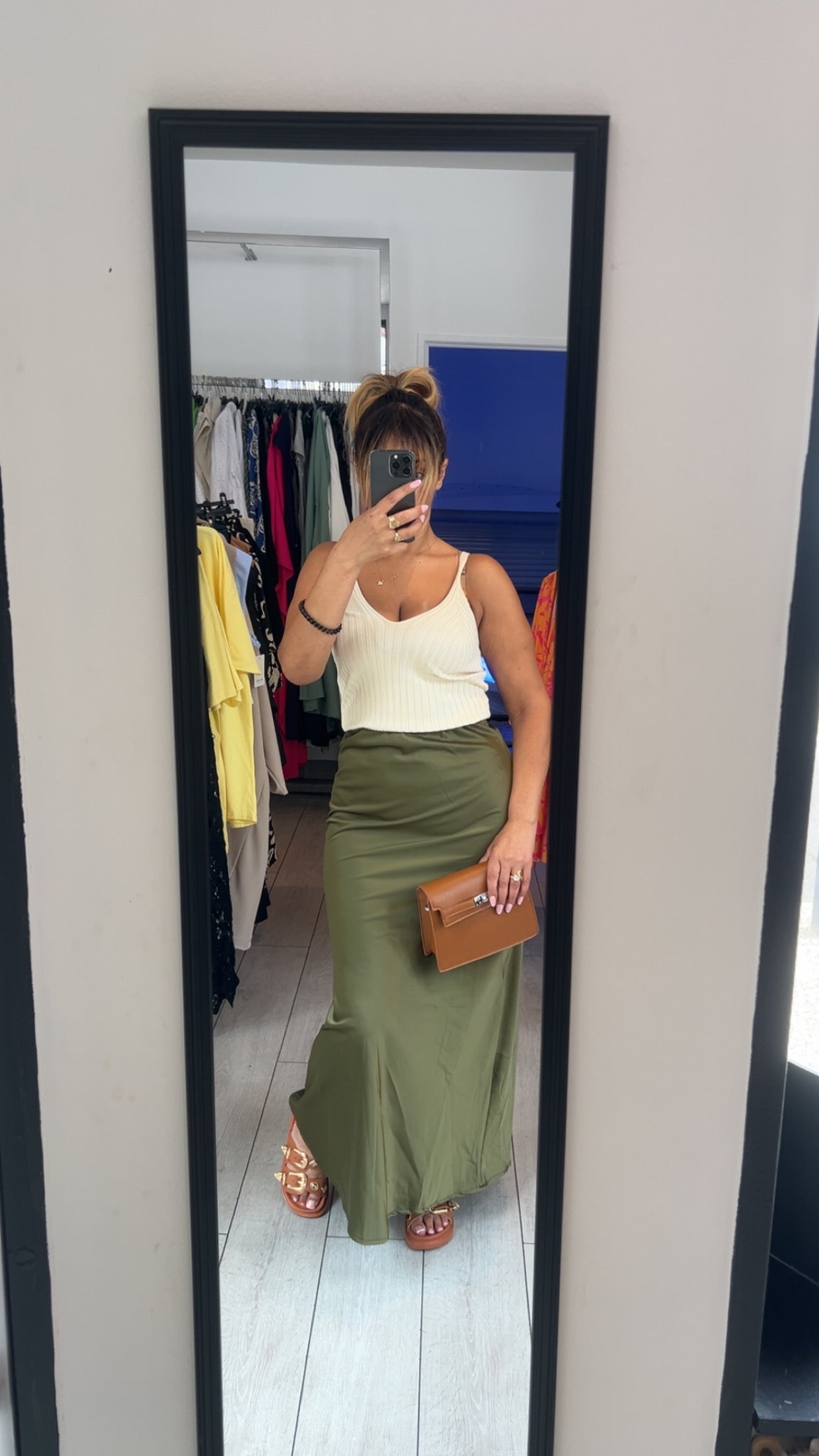 Jupe satin