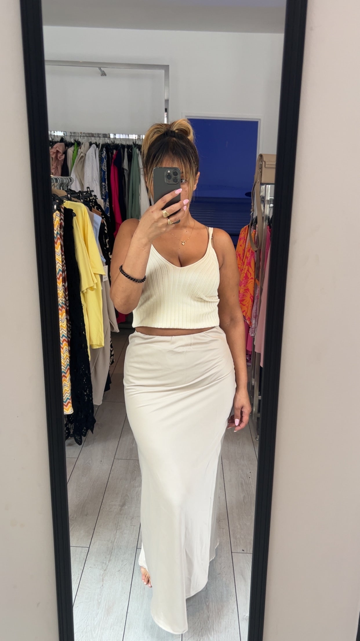 Jupe satin