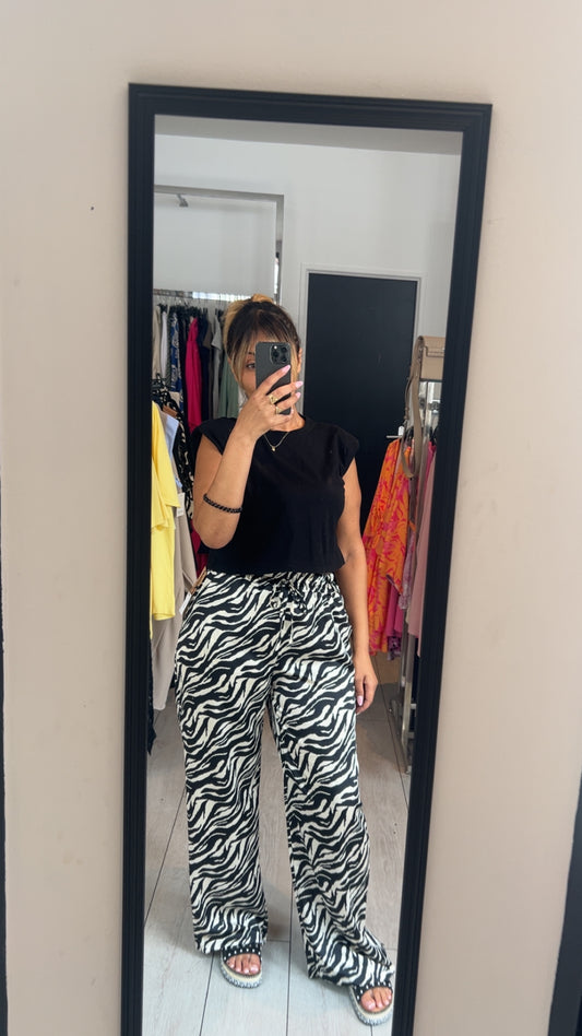 Pantalon zébré