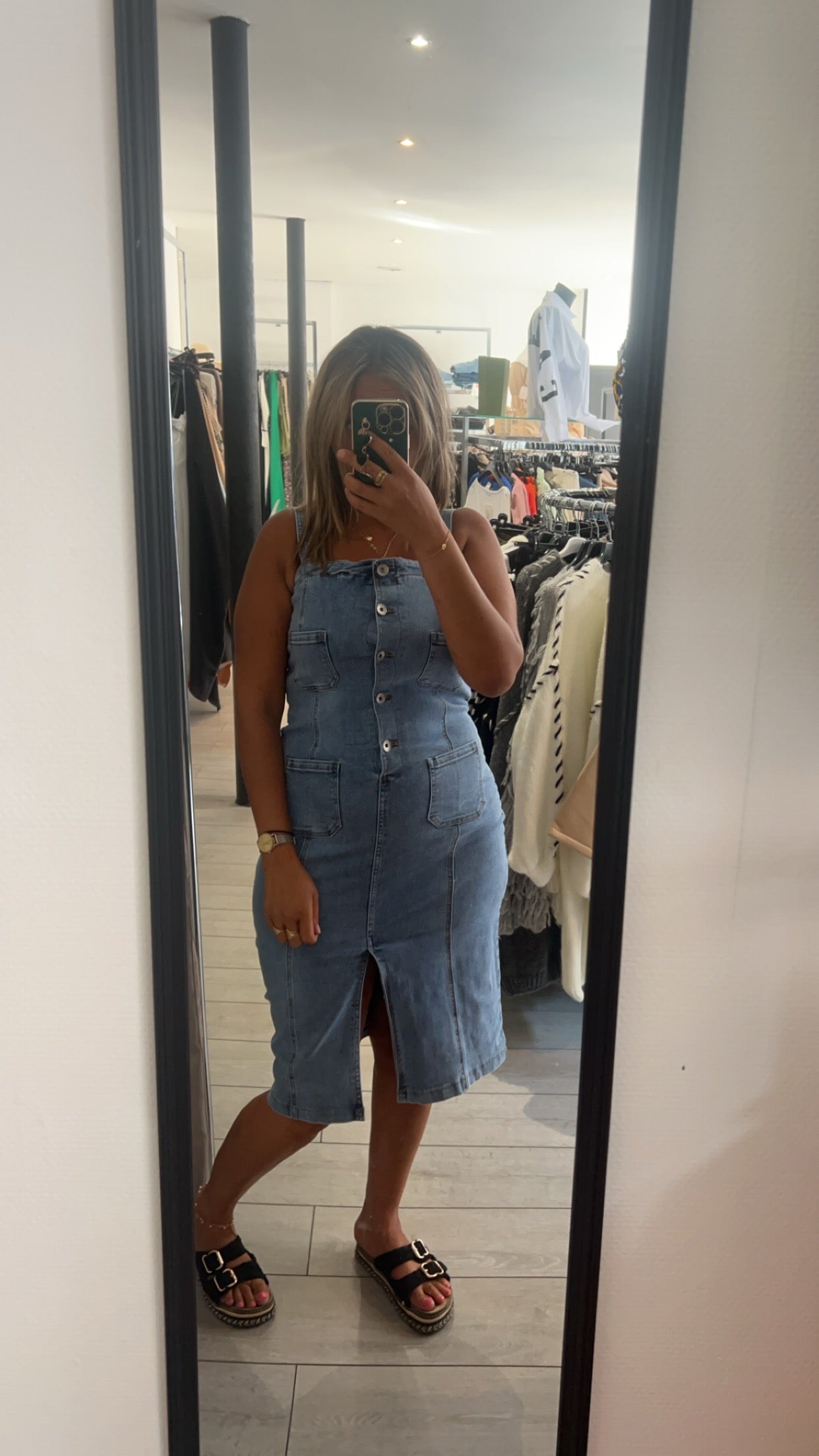 Robe en jean