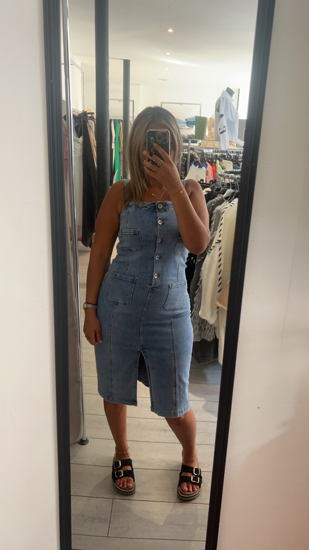 Robe en jean
