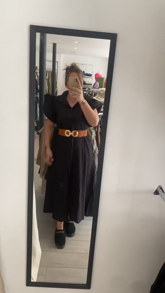 robe longue noir
